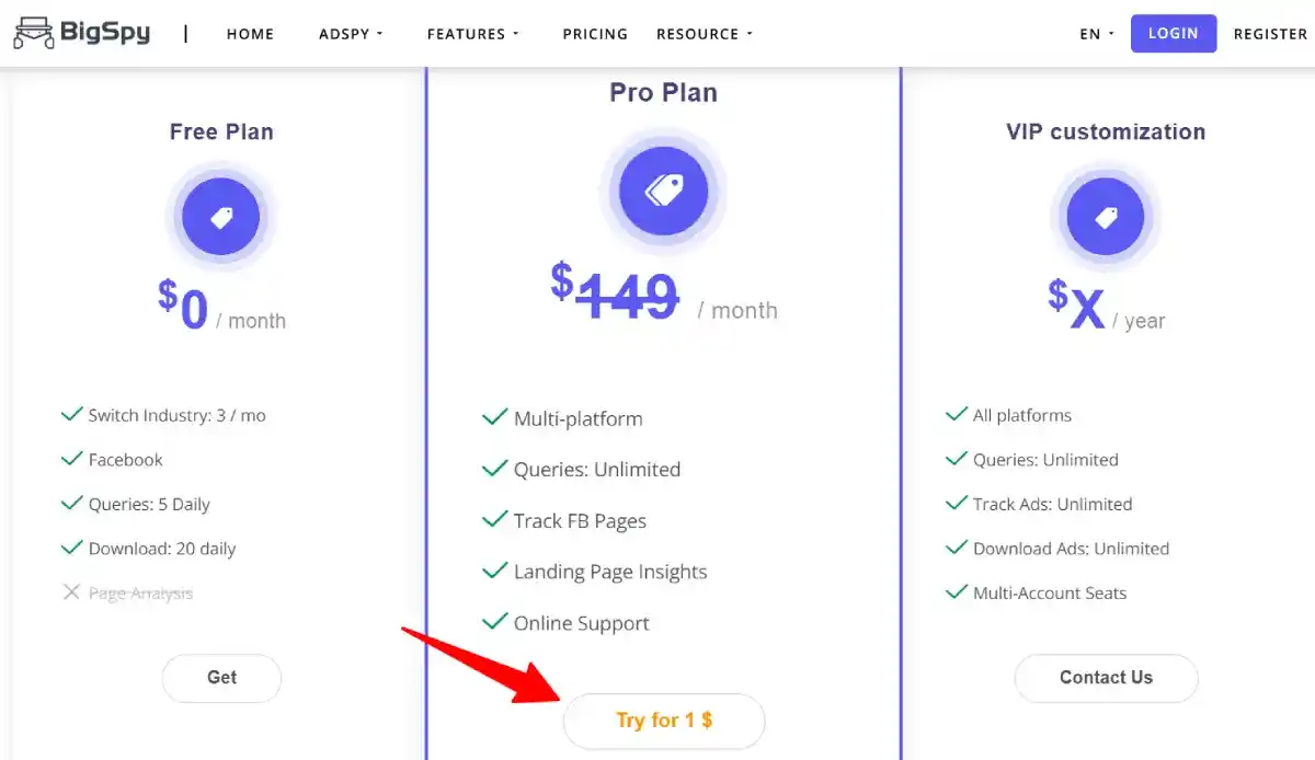 bigspy free trial $1 bigspy free trial $1