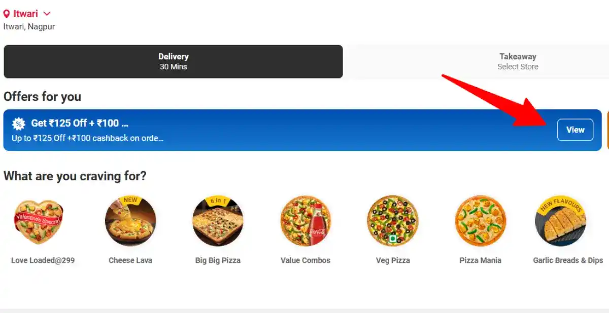 view domino's coupon codes