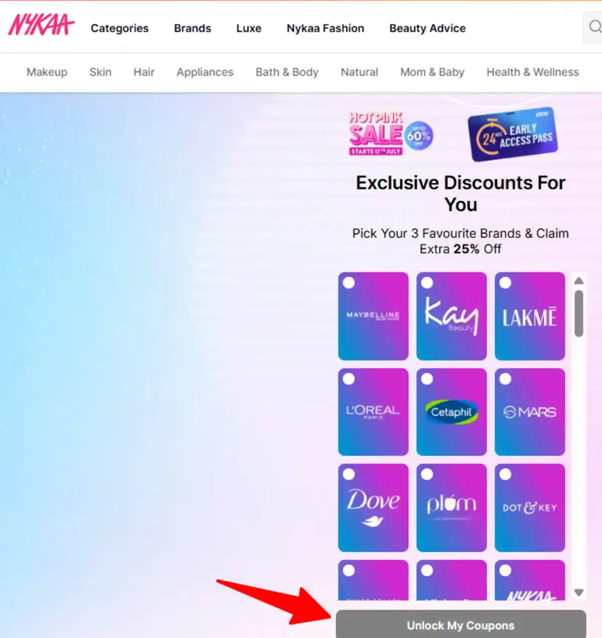 nykaa hot pink sale nykaa hot pink sale